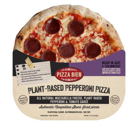 Plant Based Italian Pepperoni Pizza Online - Pizza Bien