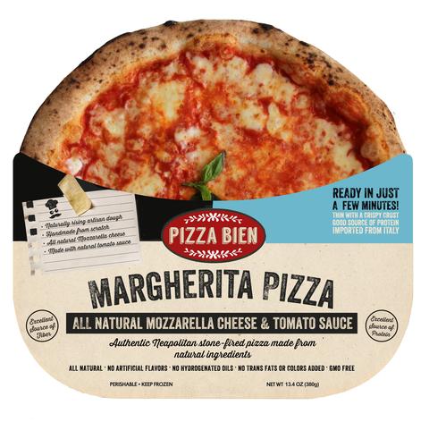 Margherita Frozen Pizza With Mozzarella Cheese & Tomato Sauce - Pizza Bien
