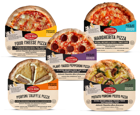 Best Delicious Frozen Pizza Varieties Box - 6 Pack - Pizza Bien