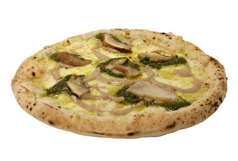 Authentic Neapolitan Potato Porcini Pesto Pizza - Pizza Bien