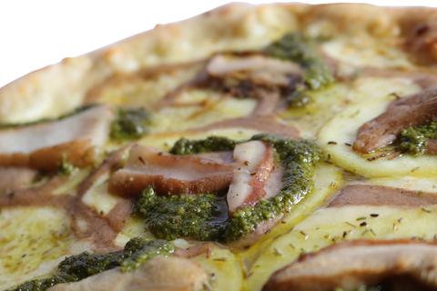 Neapolitan Potato Porcini Pesto Pizza Shipped From Italy - Pizza Bien